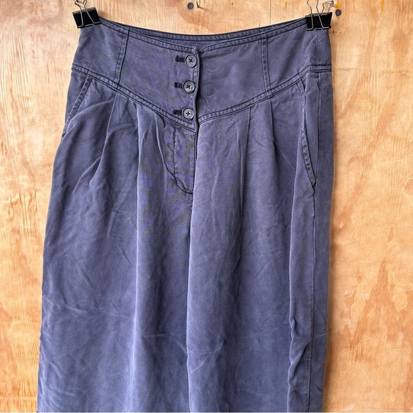 Wilfred Free Aritizia Wide Leg Gray Tencel Cropped Pant - Picture 4 of 10